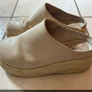 Women's Cream Slip-On Platform Shoes. Free People